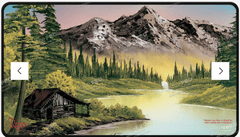 UP Bob Ross Mountain Retreat Playmat